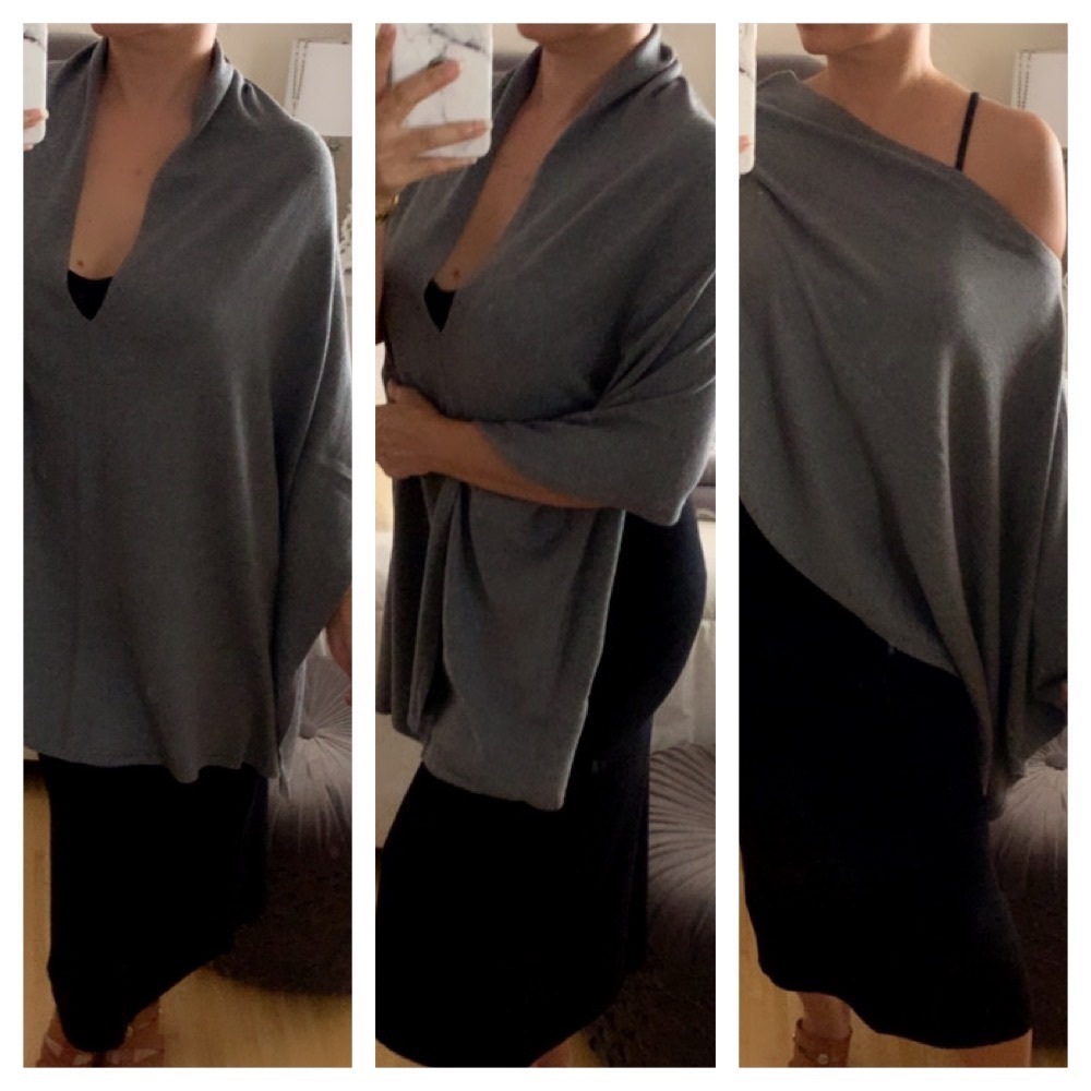 NWOT CALVIN KLEIN Pullover Shawl